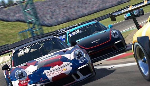Robin doing great in his debut at the PorscheSport Carrera cup, Nurburgring, iRacing, 2020